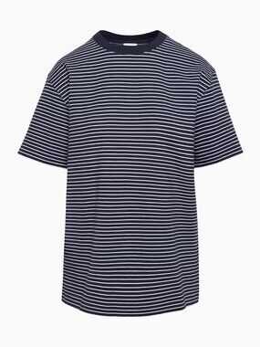 Pegasus T-Shirt | Aritzia | 2XS | Dark Night Navy / White Striped